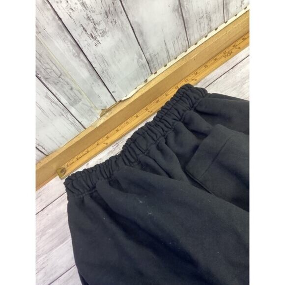 Preppy Streetwear Coquette Utility TEE LIBRARY SWEAT SHORTS BLACK MENS Medium - Picture 4 of 5